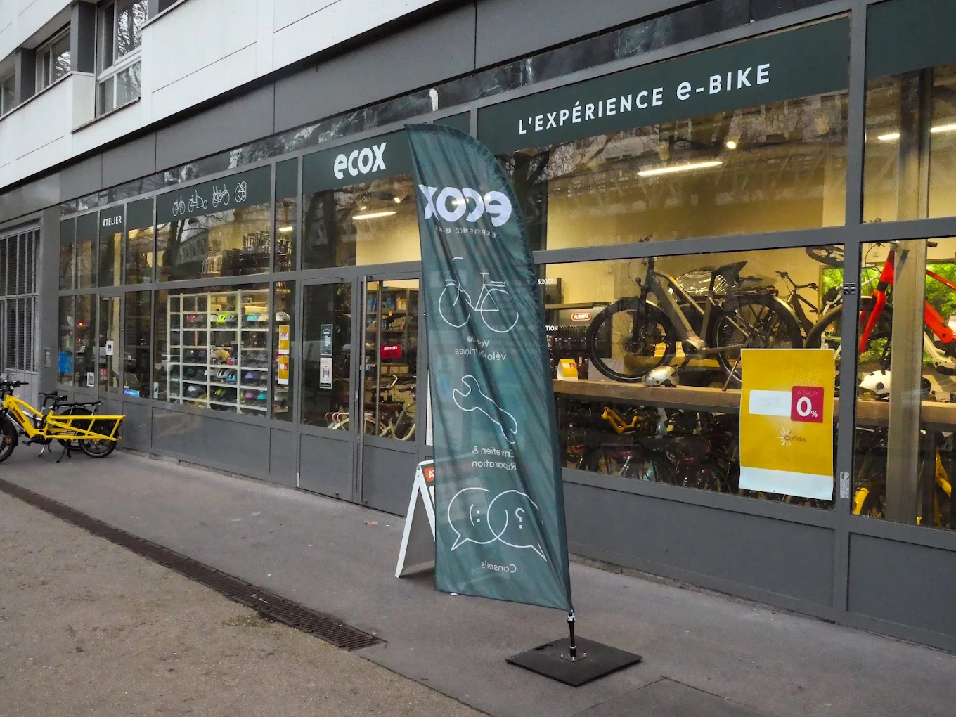 Magasin de vélos électriques Ecox Paris 13