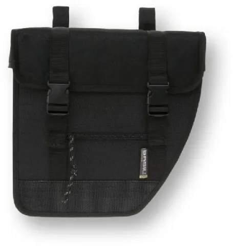 Basil - Sac De Vélo Tour - Sacoches Doubles  - 40L - Noir — vélo électrique