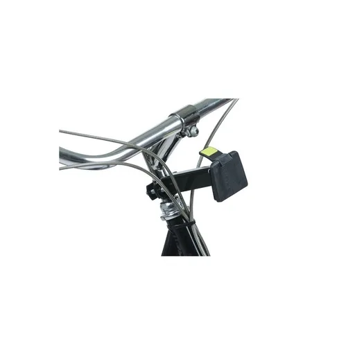 Basil - Panier avec anse avant Bremen Be + fixation Baseasy - acier noir — vélo électrique