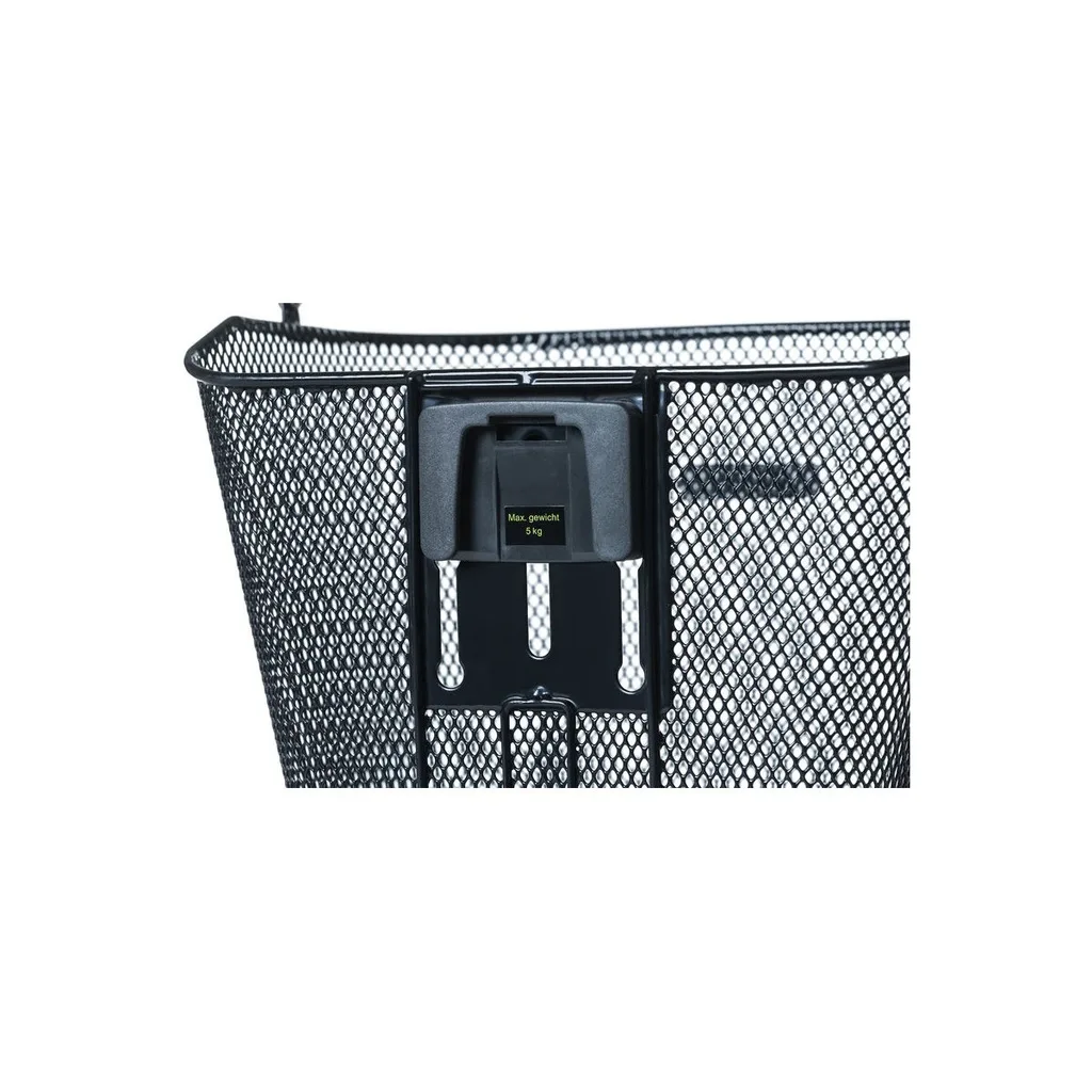 Basil - Panier avec anse avant Bremen Be + fixation Baseasy - acier noir — vélo électrique