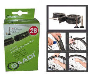 [ECOX005144] GAADI chambre a air 26p 40/47-559 Schrader 40mm