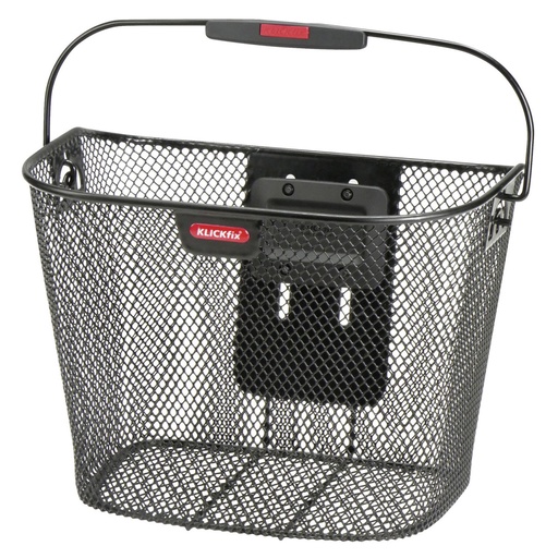 [ECOX000438] Klickfix Panier à maille fine métallique - 16l (Noir)