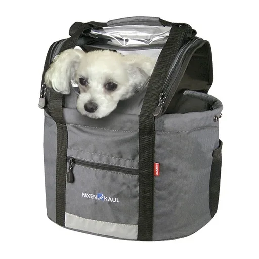 Klickfix sac chien doggy gris 382925/40 — vélo électrique