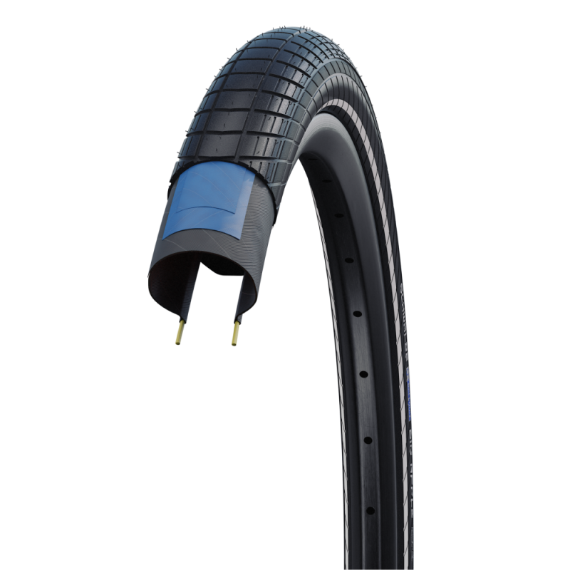 Schwalbe Pneu Big Apple plus HS 430 26x2.15 55-559 noir réfléchissant