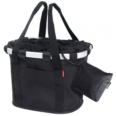 [ECOX002543] Klickfix Panier Avant "Bikebasket" noir, 15l (Noir)