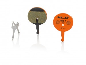 [ECOX007922] XLC BP-O17 PLAQUETTES DE FREIN POUR AVID BB5,PROMAX DSK 720,310,715,913,BR-D02 MECANICO ORGANIQUE ORANGE