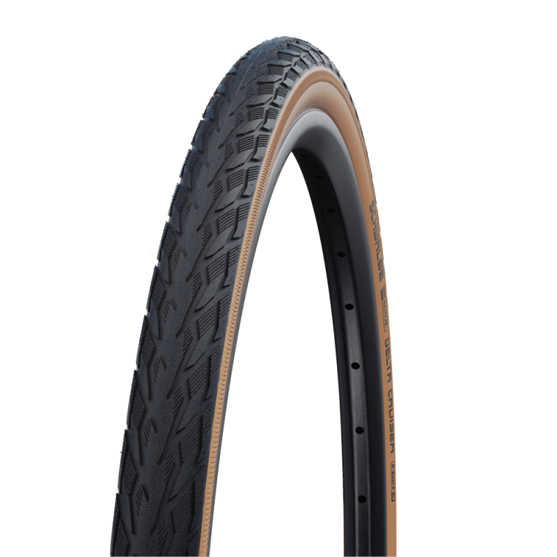 Schwalbe Pneu Delta Cruiser HS431 28x1.40&quot; 37-622 Marron TSkin Relex