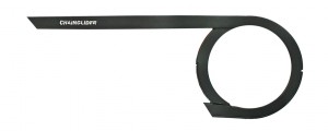 [ECOX008437] Hebie garde-chaîne Chainglider open noir 38 d (Ok Giant Entour)