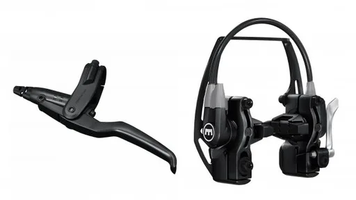 Magura HS11 noir, levier 3 doigts, capot noir, montage poignée à droite ou à gauche, durite de 2.000 mm — vélo électrique