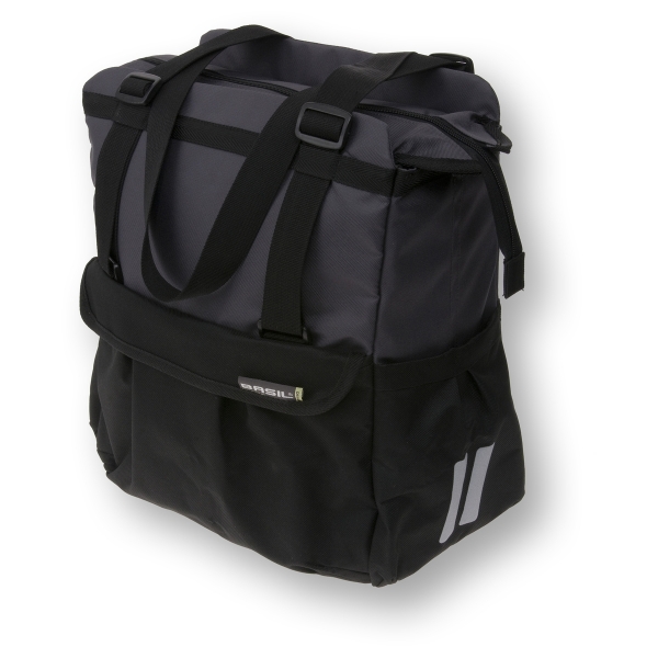 Basil Sac De Vélo Shopping 20L Noir-Anthracite XL (Shopper XL)