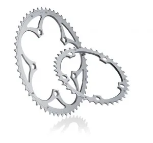 MICHE Plateaux Supertype BCD 135CA intérieur 42d argent 9/10 vit.Campagnolo — vélo électrique