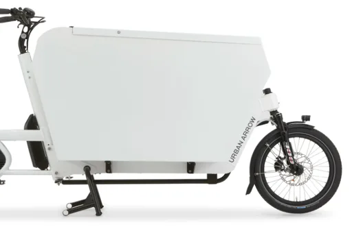 Urban Arrow Aluminium Box XL (Yale Lock) Blanc/Noir — vélo électrique