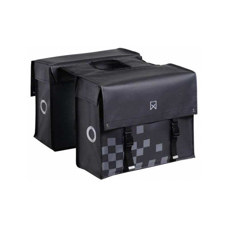 [ECOX055128] double Basil Bisonyl - noir mat - 46L