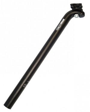 Ergotec Tige de selle Hook Ø 29,8mm, 400mm, noir, alu