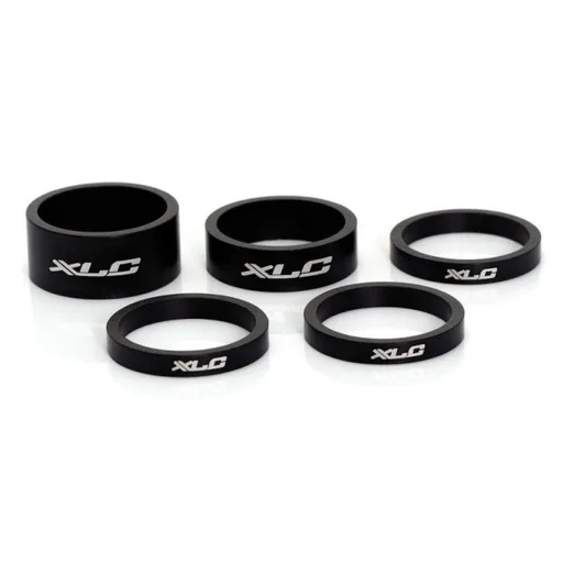 XLC AS-A02 SET 5 RONDELLES DE DIRECTION A-HEAD 1-1/8 NOIR MAT — vélo électrique