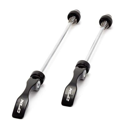 [ECOX114650] XLC Blocage Rapide QR-L02 Roues Avant/Arrière Alu/Chromo Noir