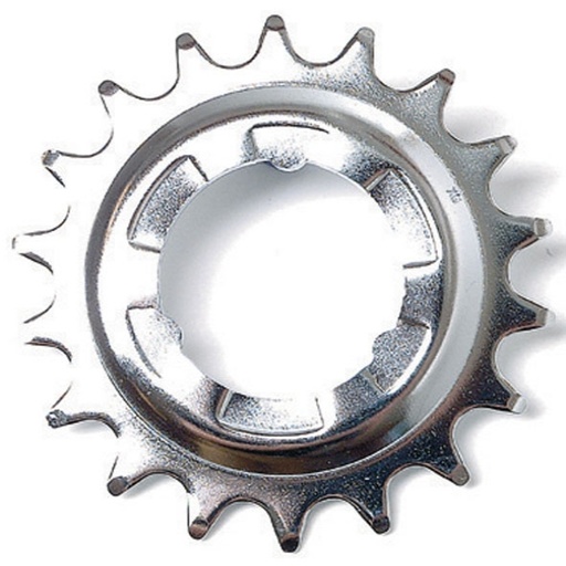 [ECOX018426] Pignon 18D Argent Pour Moyeu Vitesses Intégrées