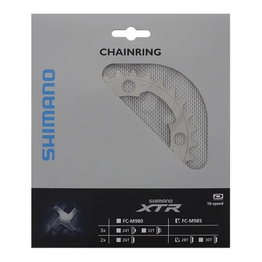 Shimano Plateau 28D-AGauche XTR FC-M985 For 40-28T — vélo électrique