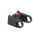 KlickFix adaptateur cintre verrouillable noir, Ø 22 - 26mm, verrouillable