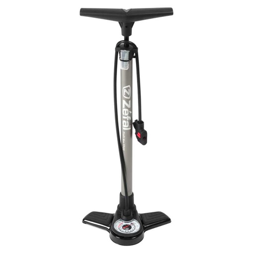 [ECOX169341] Zefal Pompe à pied Profil Max FP20 avec manomètre argent