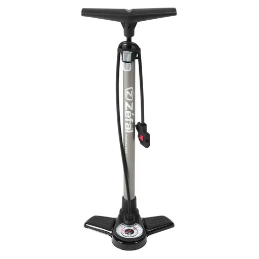 Zefal Pompe à pied Profil Max FP20 avec manomètre argent — vélo électrique