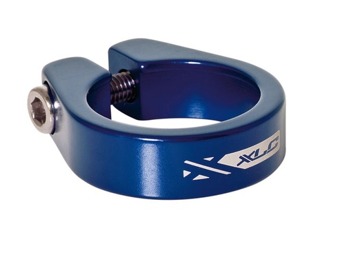 [ECOX174646] XLC PC-B05 COLLIER POUR TIGE DE SELLE 34.9 mm BLEU