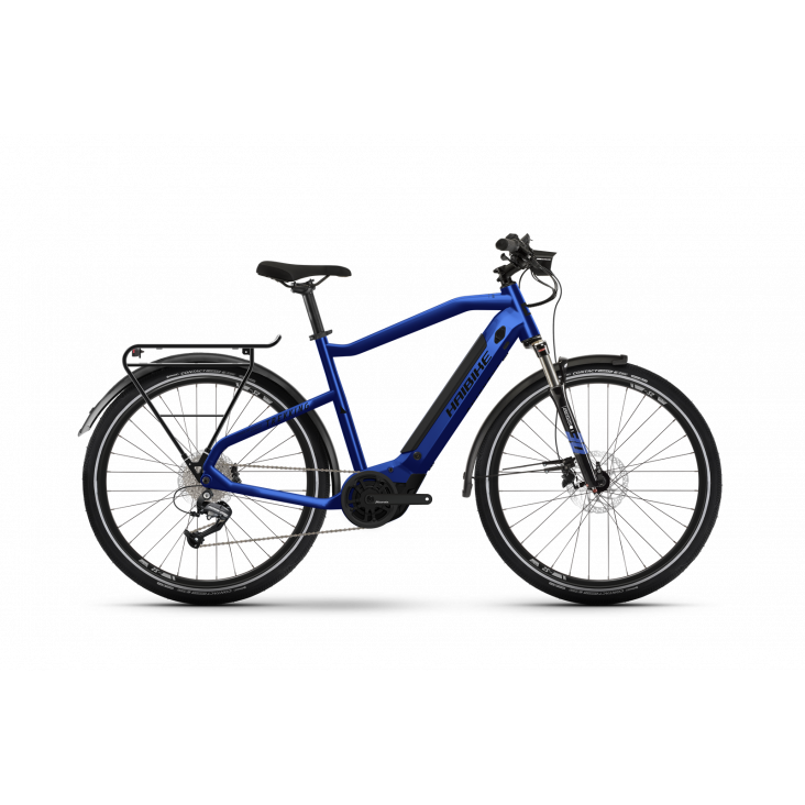 [ECOX184219] Haibike Trekking 4 High - Bleu, taille M (M, Bleu, 500 Wh)