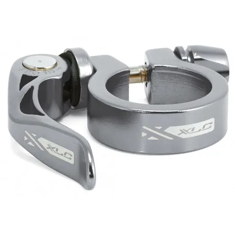 XLC PC-L04 COLLIER POUR TIGE DE SELLE ALUMINIUM FERMETURE RAPIDE 34.9 mm TITANE — vélo électrique
