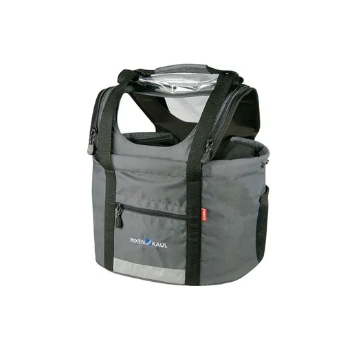 Klickfix Panier avant pour chiens "Doggy" gris, 24l — vélo électrique