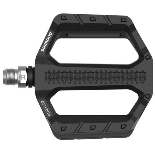 [ECOX259709] SHIMANO Pédales plate PD-EF202 (Noir)