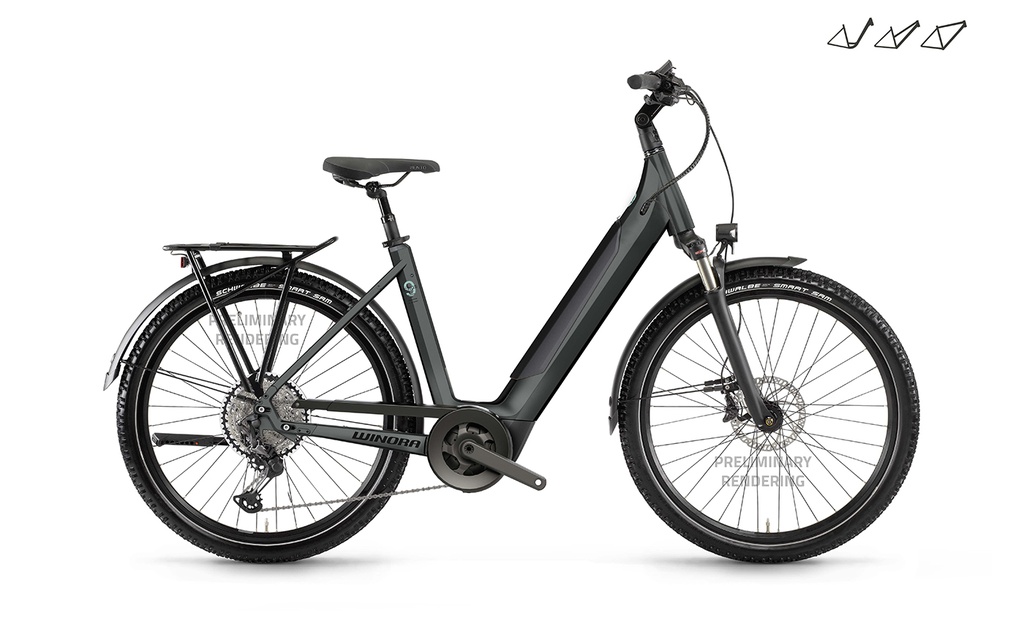 Vélo Électrique Urbain Winora Sinus 9 Wave