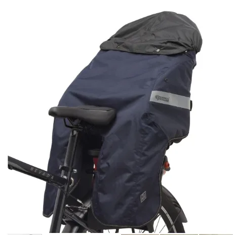 Opossum Story Protection de pluie pour siège enfant With Hood - Alien Blue — vélo électrique
