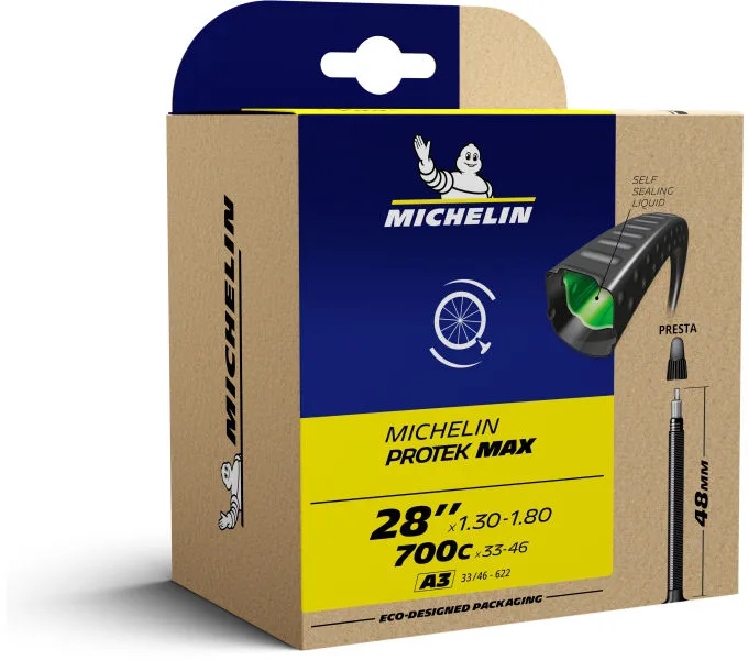 Michelin Chambre à Air Protek Max 28x1.30-1.75 presta 48mm — vélo électrique