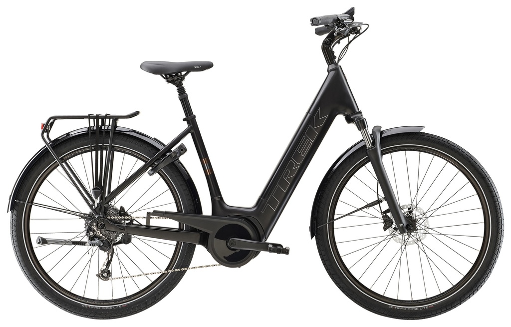 Trek Verve+ 3 Lowstep Smart System - Noir, 400Wh, taille S et M