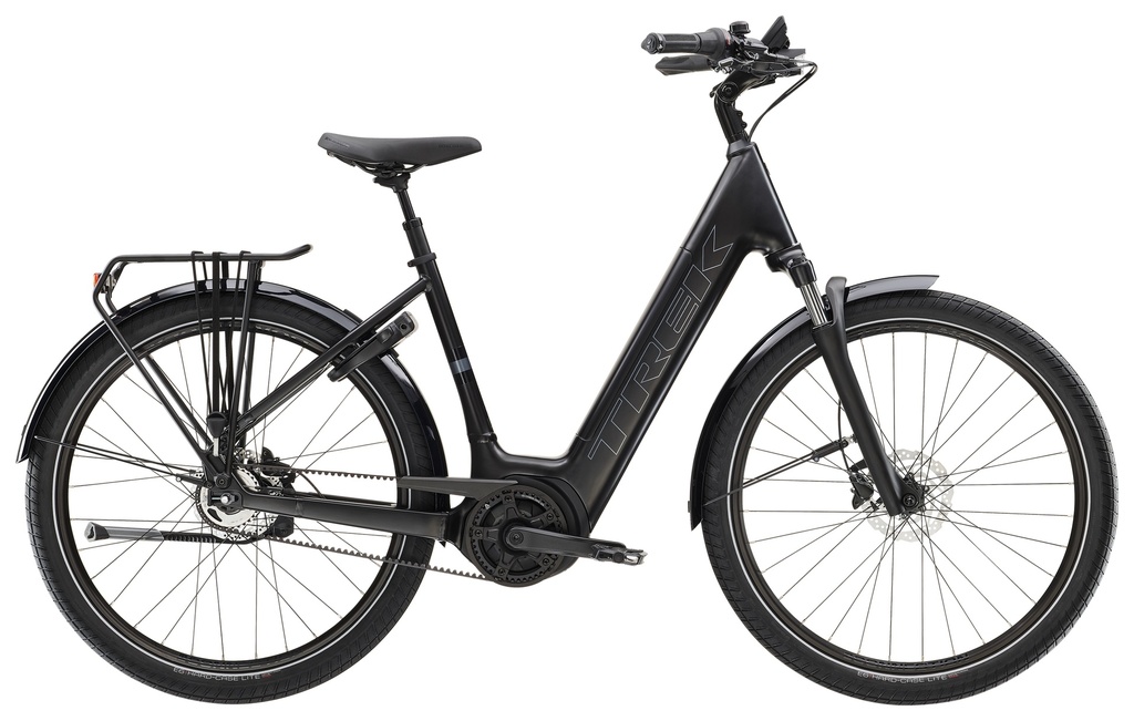 [ECOXtrek103] Trek District+ 4 Lowstep Smart System - taille M (M, Noir, 400 Wh)