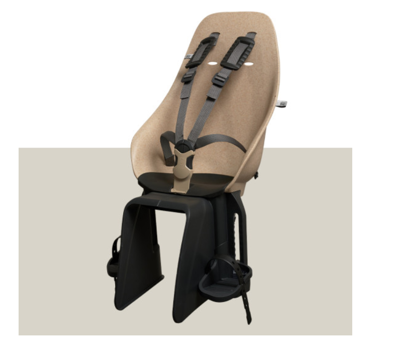 [ECOX287248] Urban Iki Siège Enfant Arrière BIO pour porte-bagages (UIS35.2) (Beige/Noir)