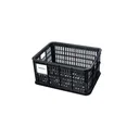 Basil Caisse de vélo en plastique recyclé S, noir - 17.5L — vélo électrique