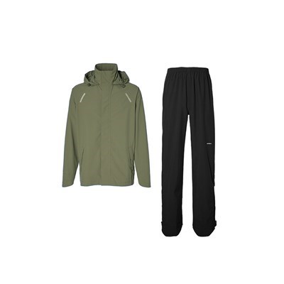 Basil Hoga ensemble de pluie unisex Vert olive