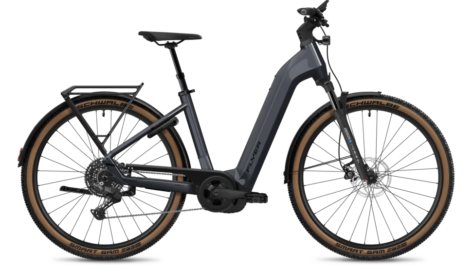 [ECOX295200] Flyer Gotour 5.12 CX - cadre ouvert (S, Gris, 750 Wh)