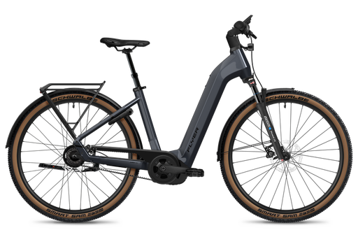[ECOX295223] Flyer Gotour 5.23 CX - cadre ouvert (S, Gris, 750 Wh)