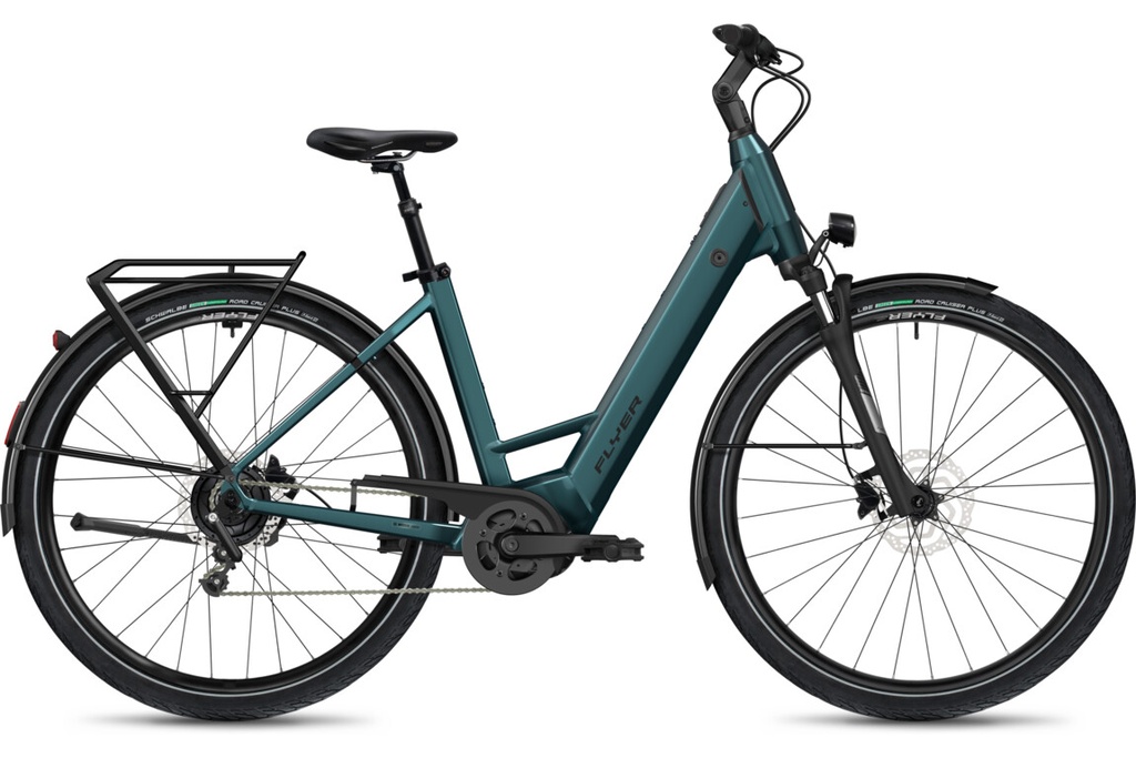 [ECOX296839] Flyer Gotour EL 3.20 Enviolo - cadre ouvert (XS/S, Vert, 625 Wh)