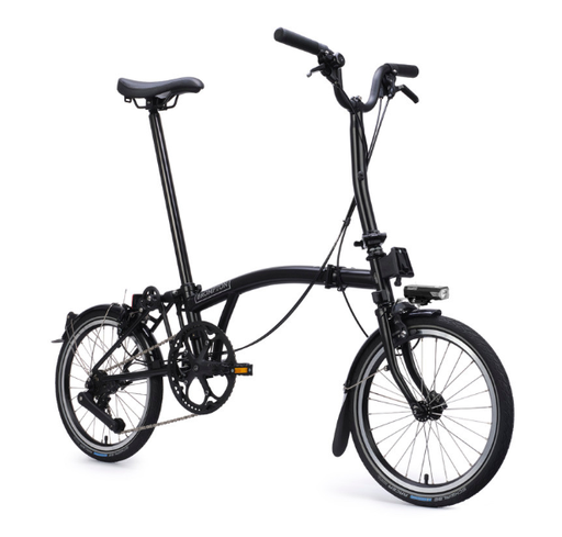 [ECOX305822] Brompton C Line - 4 vitesses (S/M, Noir, Sans porte-bagages)
