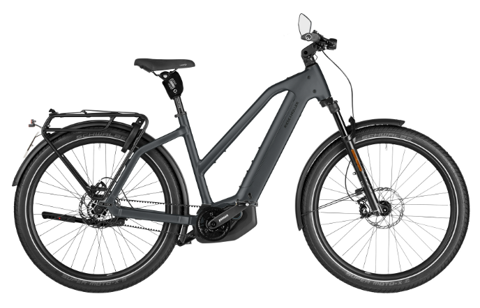 [ECOX331304] Riese & Müller Charger 5 Mixte Pinion HS (S, Gris foncé, 800 Wh, Sans Offroad kit, Sans Comfort kit, Sans puce RX Chip, Sans porte-bagages avant)