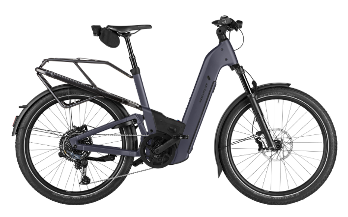 [ECOX342829] Riese & Müller Homage 5 Touring (S/M, Gris foncé, 800 Wh, Sans Offroad kit, Sans Comfort kit, Sans porte-bagages avant, Sans assistance au freinage, Porte-sacoches)