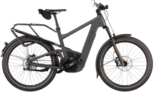 [ECOX344190] Riese & Müller Delite 5 Pinion HS (S/M, Gris foncé, 800 Wh, Sans Offroad kit, Sans Comfort kit, Sans porte-bagages avant, Porte-sacoches)