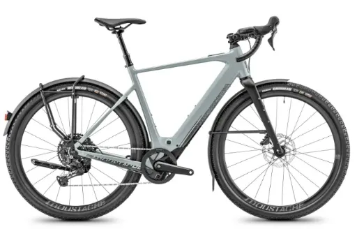[ECOX351651] Moustache Dimanche 29 gravel 2 DropBar 2026 (S, Gris, 400 Wh, Sans Garde-boue)