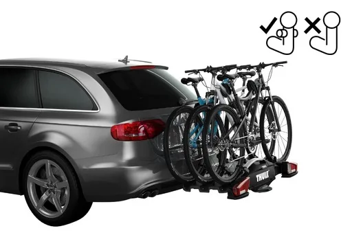 Thule VeloCompact F – porte-vélos d'attelage plateforme 3 vélos 13 broches — vélo électrique