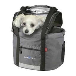 Klickfix sac chien doggy gris 382925/40 — vélo électrique