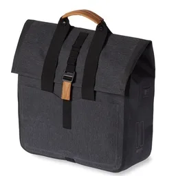 Basil - Sac arrière Urban Dry Shopper - gris foncé — vélo électrique