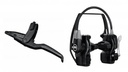 Magura HS11 noir, levier 3 doigts, capot noir, montage poignée à droite ou à gauche, durite de 2.000 mm